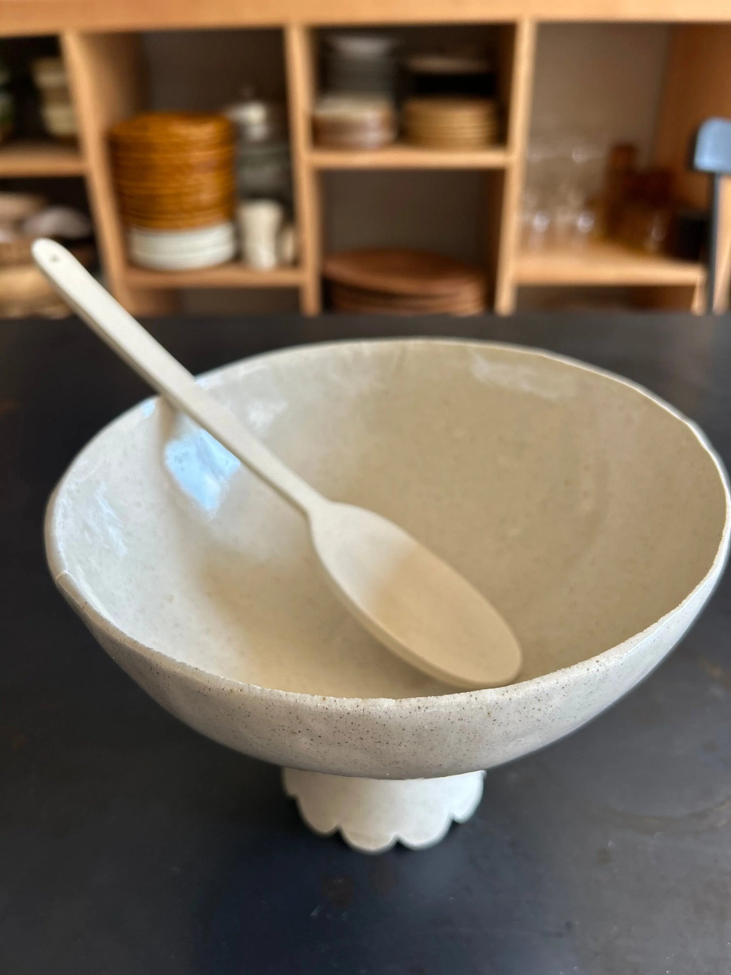 Large serving spoon, cutlery, new
