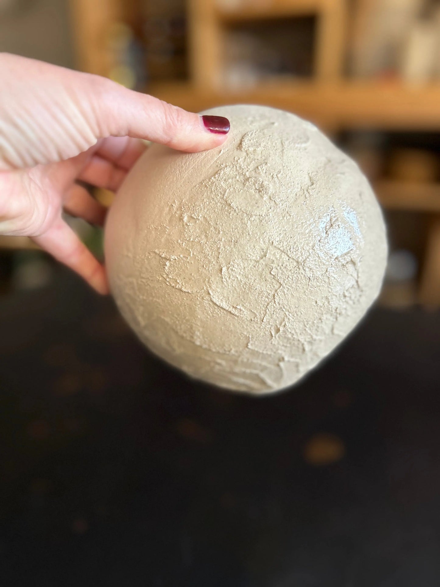 Textured Ball Vase