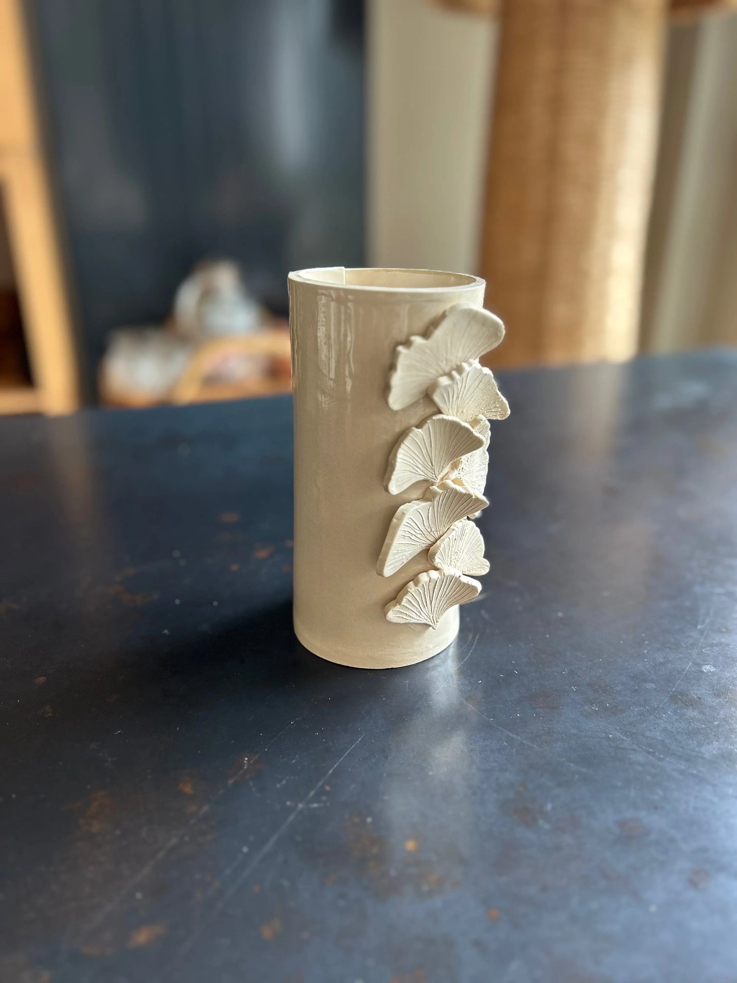 Ginkgo vase