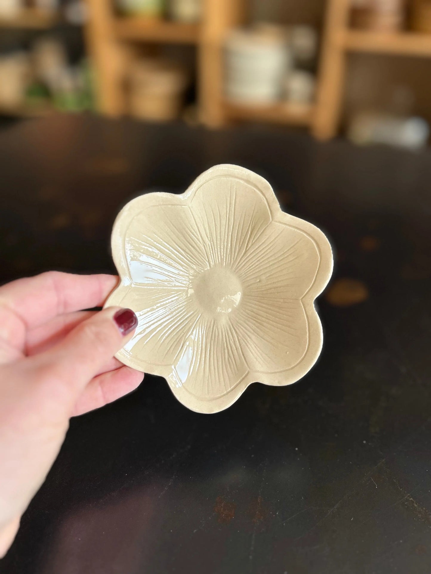 coupe , coupelle en pétale de fleurs