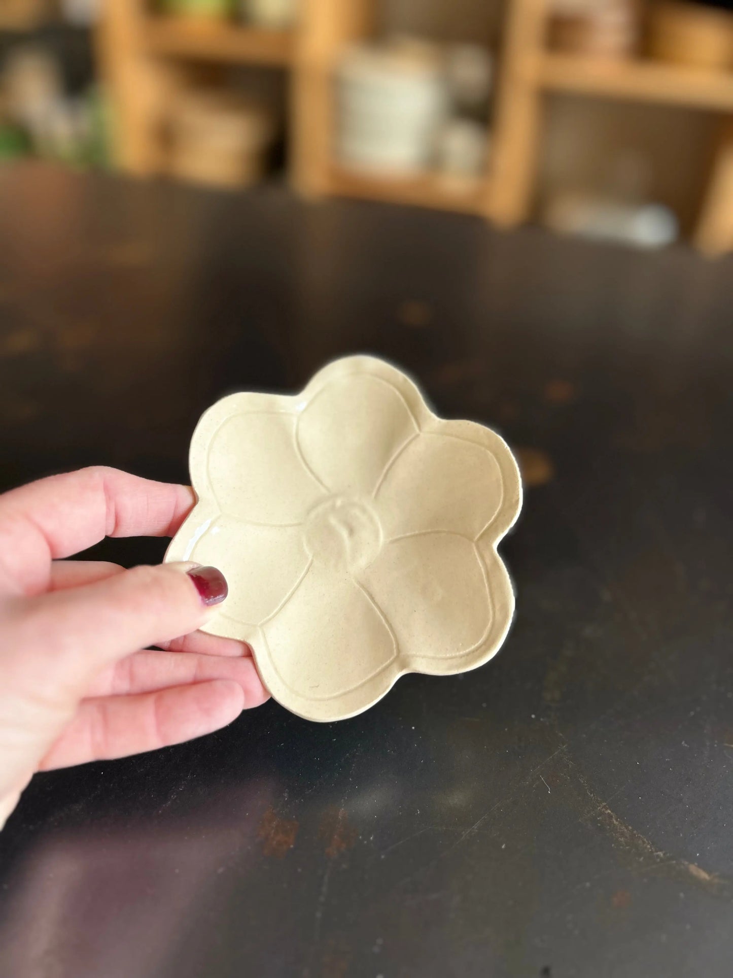 coupelle, coupe, pétale de fleurs