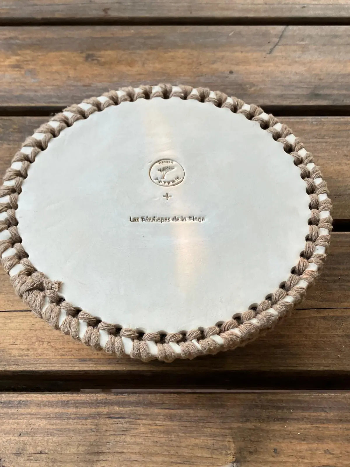 plateau crochet et céramique , nouveauté