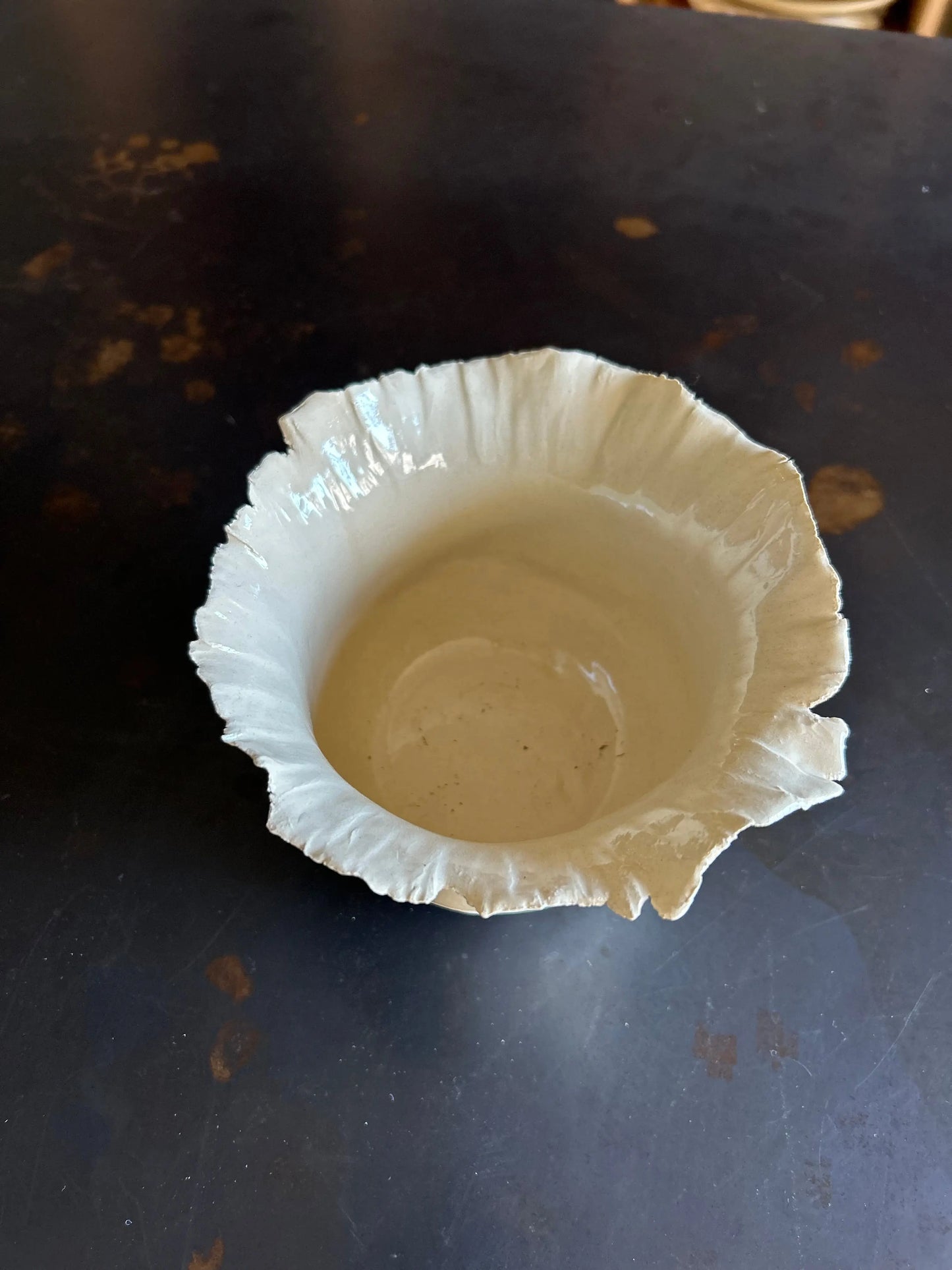 lace vase, textured base,