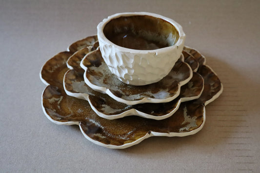 Assiette Fleurs. MM, nouveauté