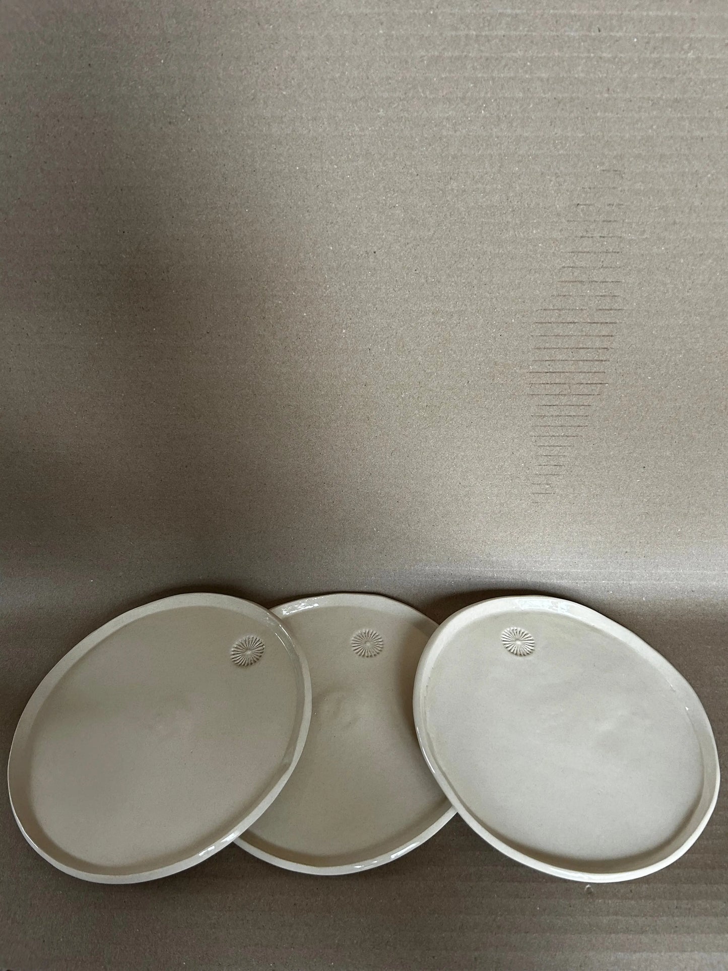 Assiette à dessert, soleil, nouveauté