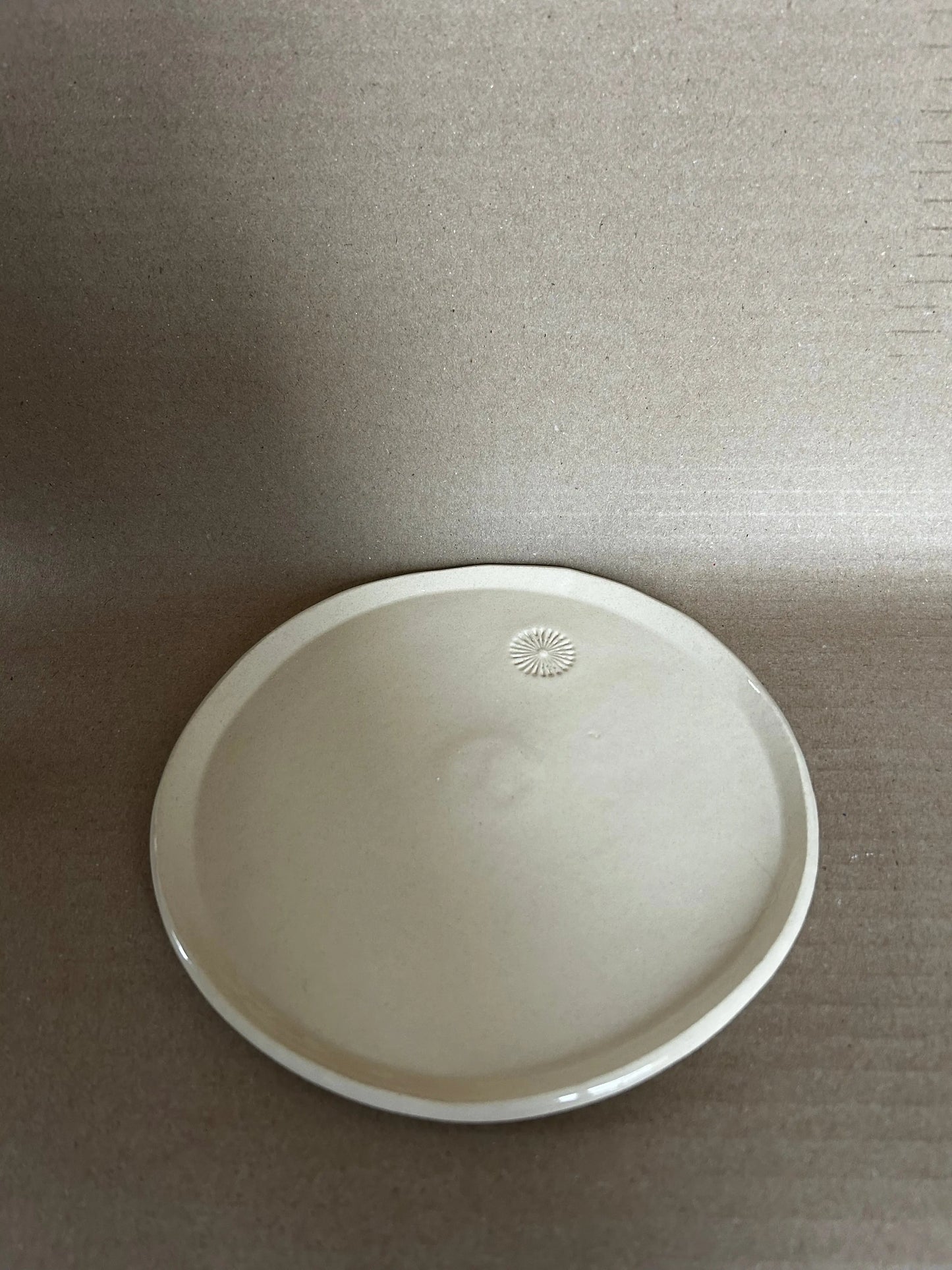 Assiette à dessert, soleil, nouveauté