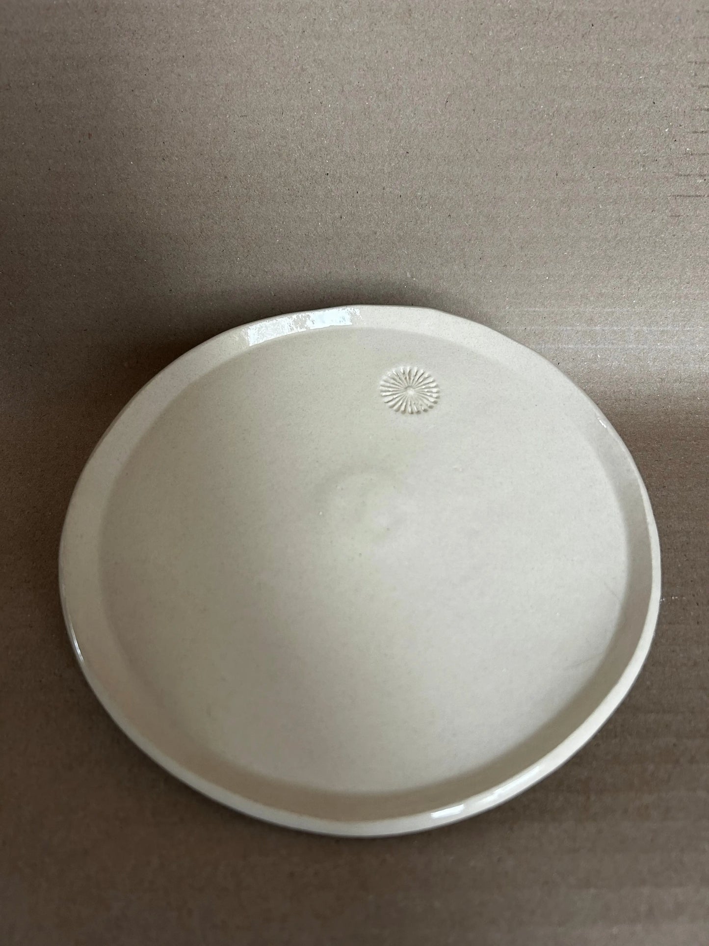 Assiette à dessert, soleil, nouveauté