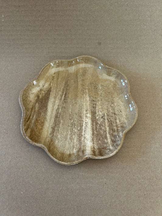 Assiette en terre Mêlée GM