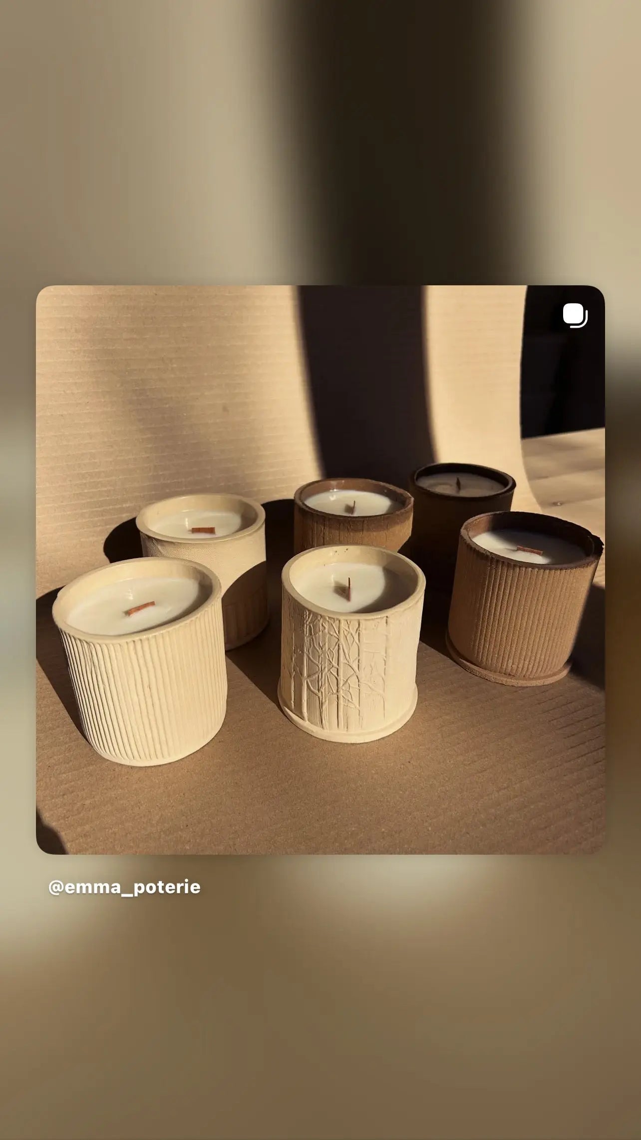 Bougies parfumées, nouveauté