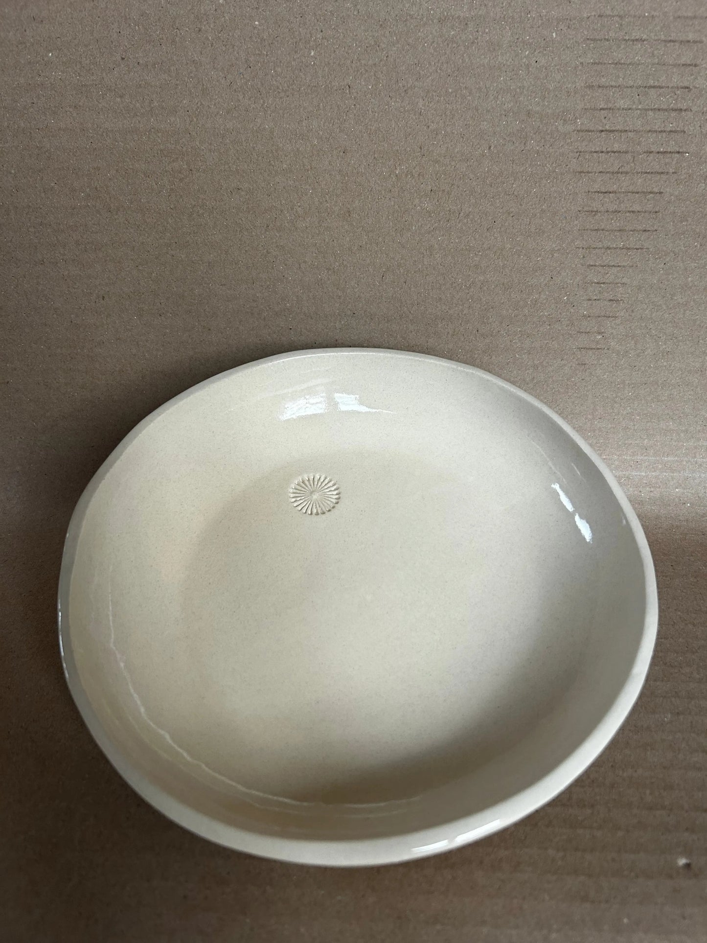 Coupe , assiette creuse soleil