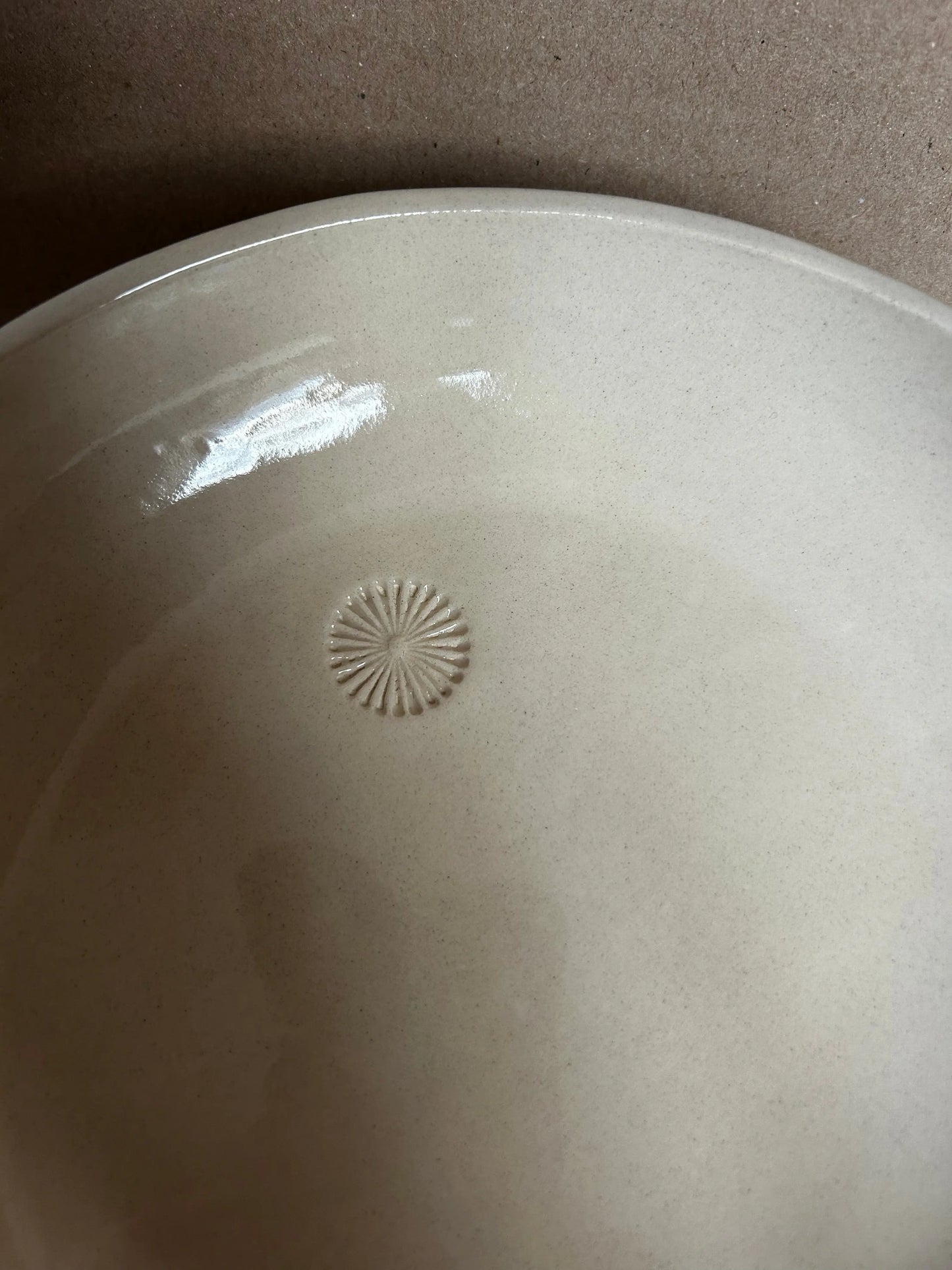 Coupe , assiette creuse soleil