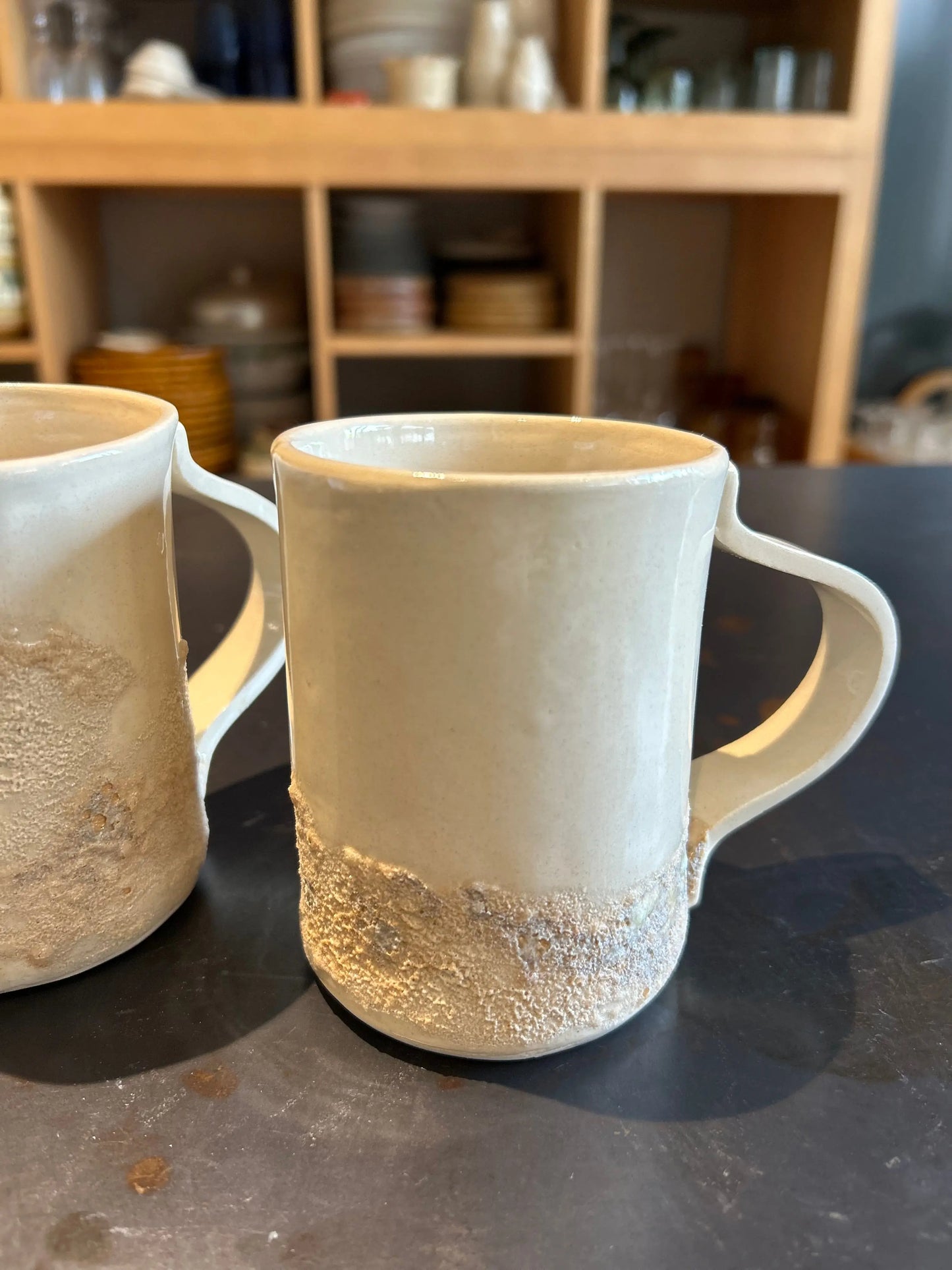 Mugs effet plage de sable