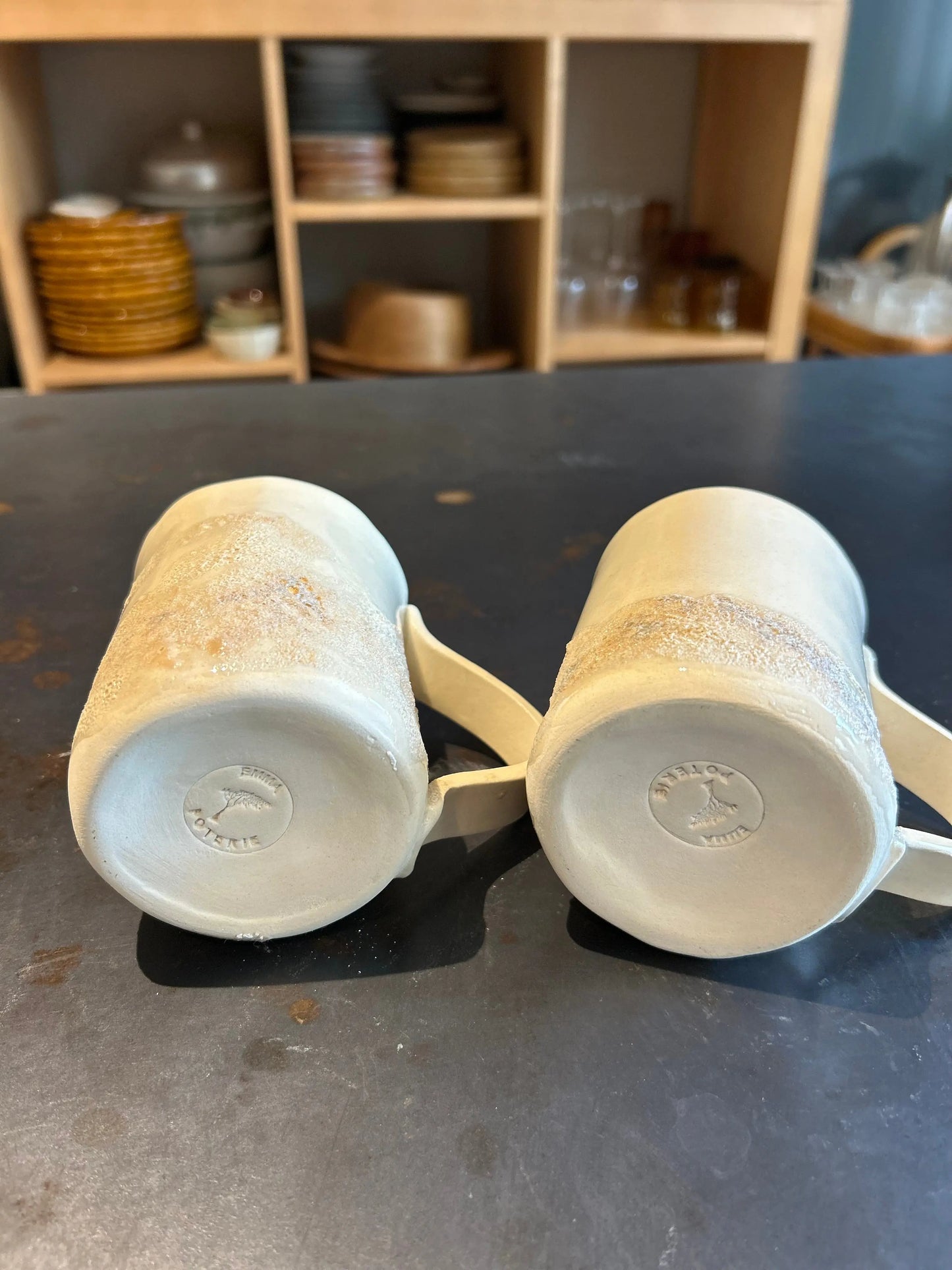 Mugs effet plage de sable