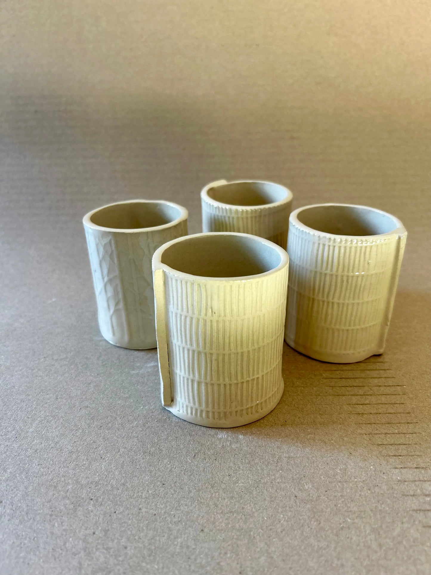 Tasses à café, texturé multi lignes, nouveauté