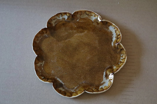 assiette fleur GM