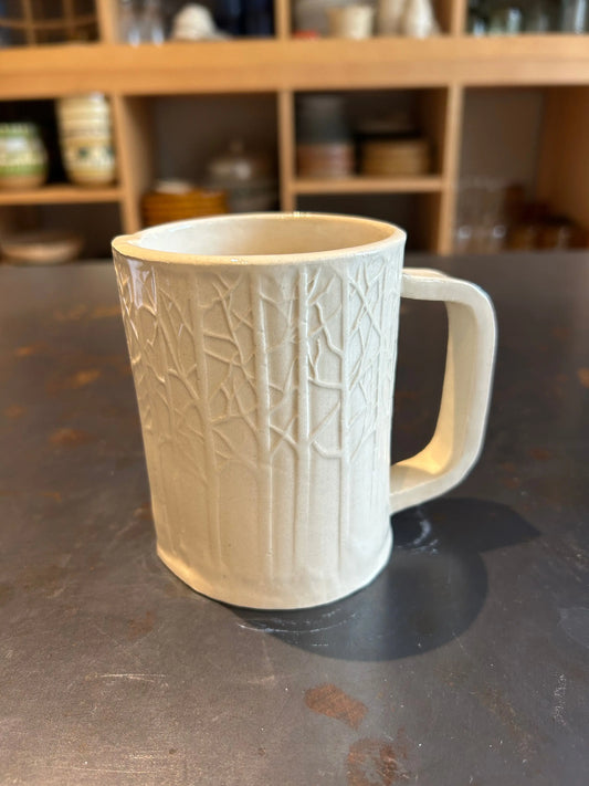 mug forêt anse carrée