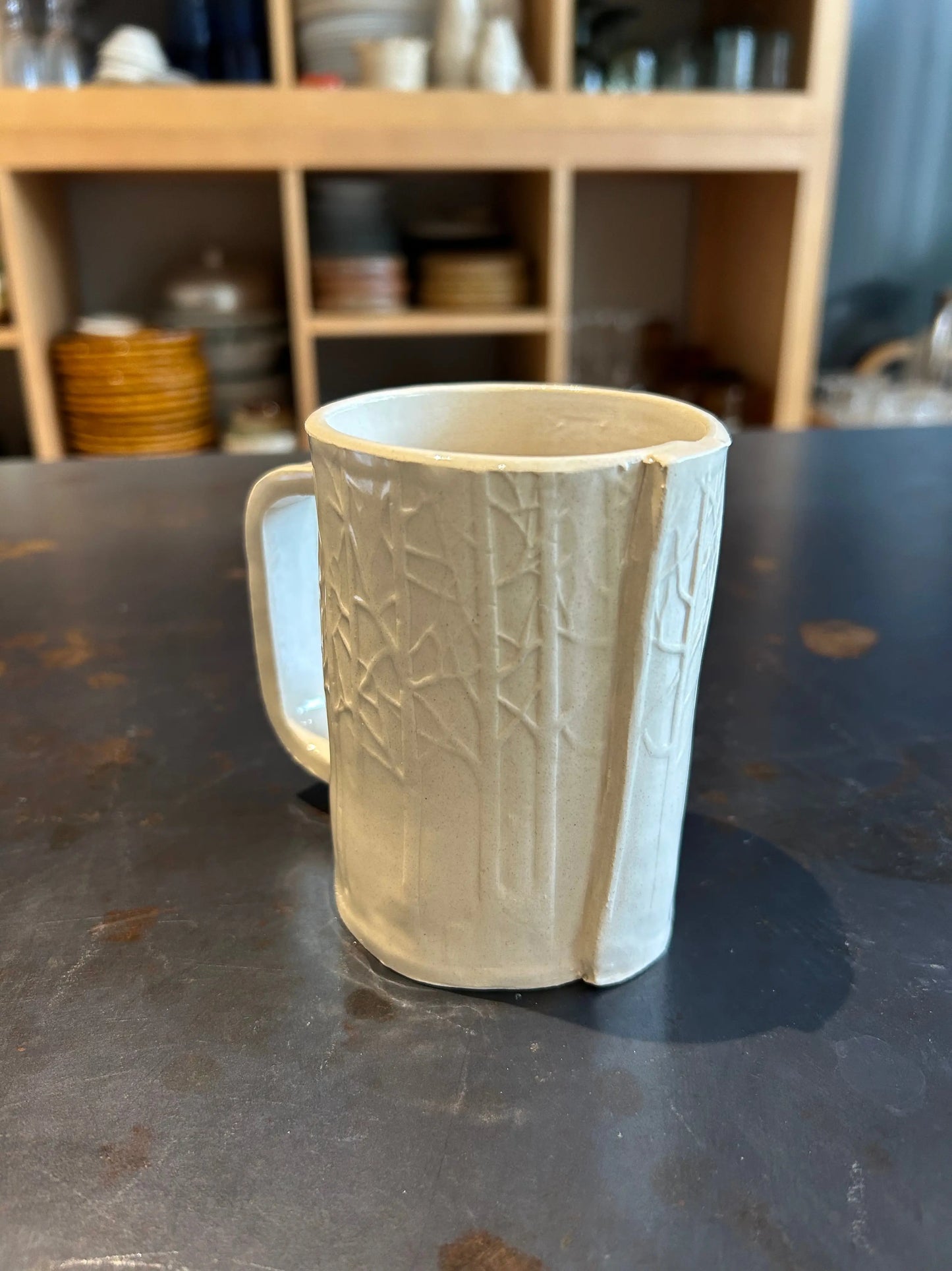 mug forêt anse carrée