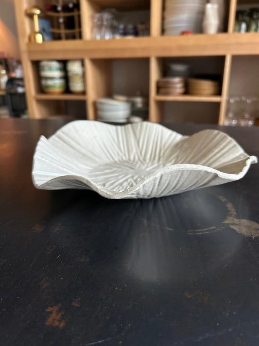 plat de service en Grès Pyrithé