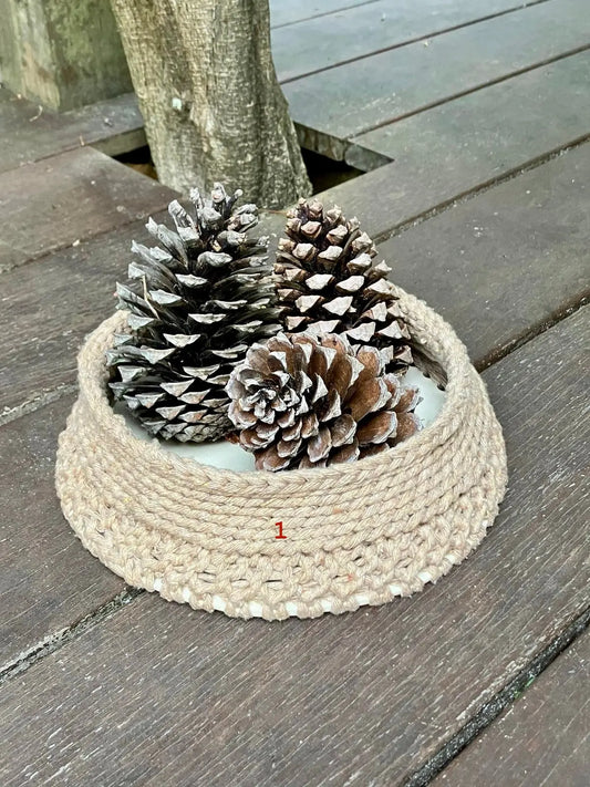 plateau crochet et céramique , nouveauté
