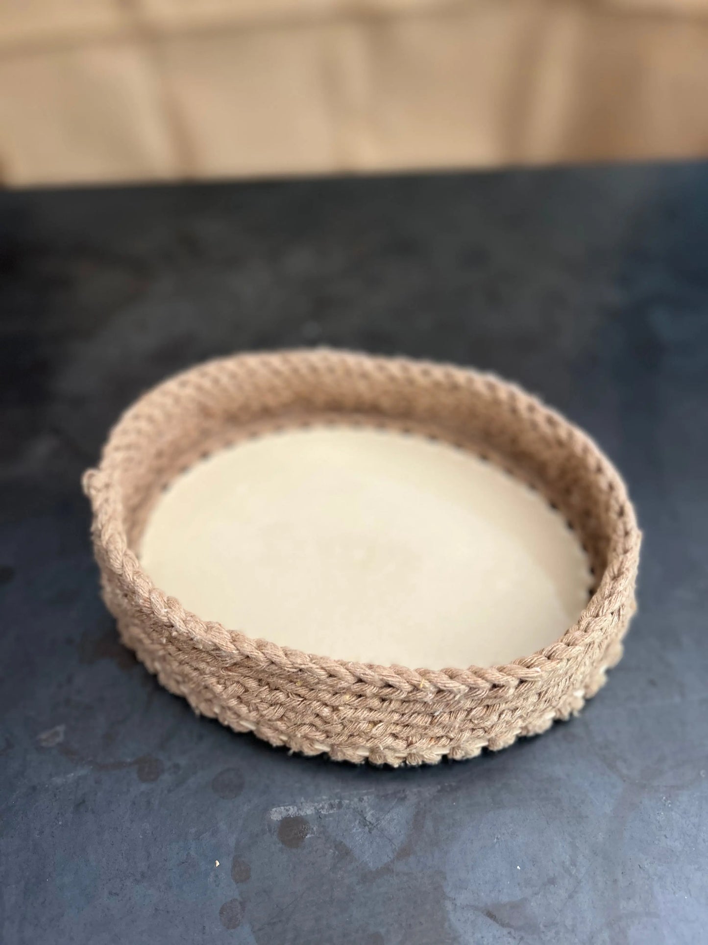 plateau crochet et céramique , nouveauté